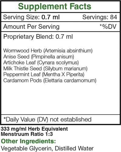 Vista 4 de Secrets of the Tribe - Fórmula digestiva y saludable para la digestión, mezcla de suplementos herbarios, extracto líquido sin alcohol (2 fl oz)