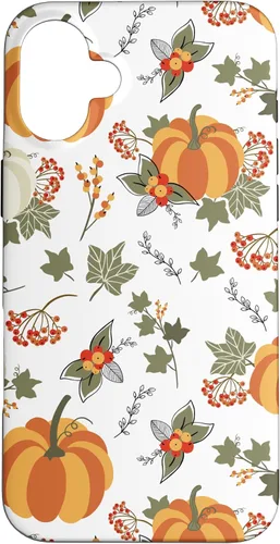 Vista 22 de Fall Leaves Autumn Pumpkin Pattern Autumn Vibes Color Case for iPhone 17