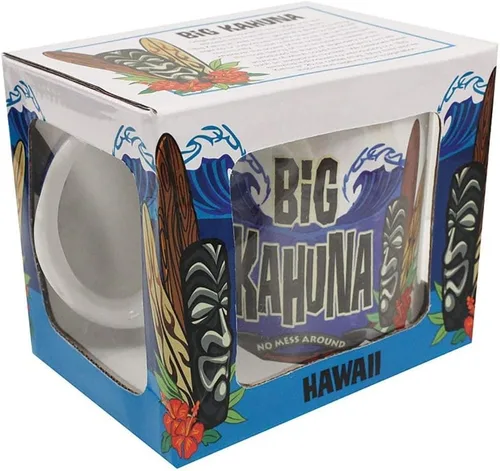 Vista 2 de Taza de café hawaiana de gres de 20 onzas Big Kahuna