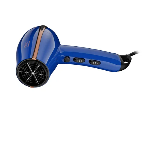 Vista 5 de Andis 84040 Pro Dry Elite - Secador de pelo iónico de turmalina multiajuste de 1875 W, 3 ajustes de calor y 2 ajustes de velocidad, accesorio de Azul