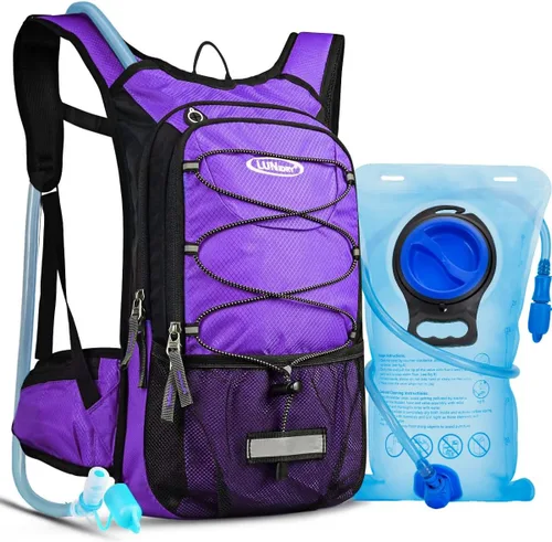 Vista 17 de Mochila de Hidratación Aislada con Vejiga de Agua de 3L Libre de BPA a Prueba de Fugas, Mantiene los Líquidos Frescos hasta por 5 Horas, Mochila
