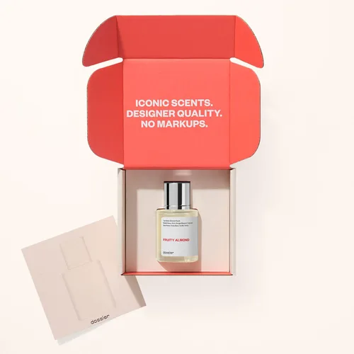 Vista 4 de Dossier - Almendra Frutal - Eau de Parfum - Perfume de Lujo - Puro Infundido - Sin Parabenos - Vegano - Para Mujeres - Fragancia 1.7 oz