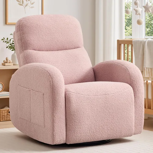 Vista 20 de Silla reclinable mecedora giratoria eléctrica, silla reclinable Gris Liight
