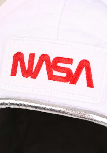 Vista 3 de Casco de Disfraz Espacial Suave de Astronauta Multicolor