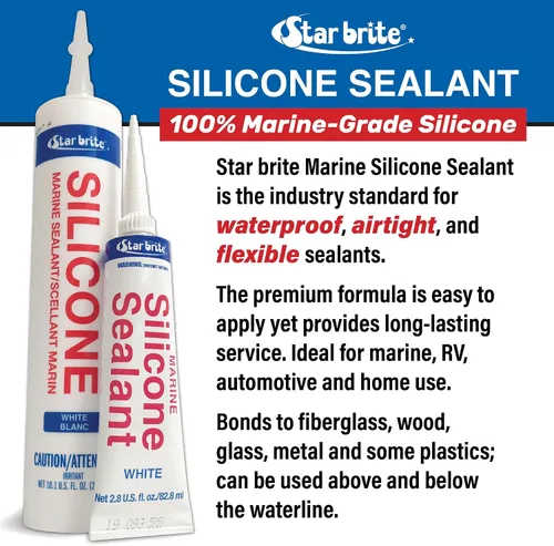 Vista 5 de STAR BRITE Sellador de Silicona Negro 2.8 OZ. (082103)