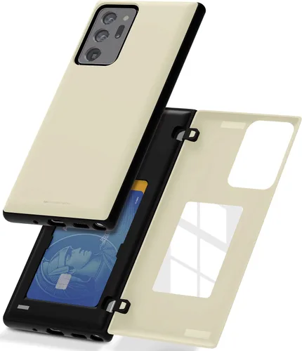 Vista 19 de GOOSPERY Parachoques magnético para puerta compatible con Galaxy Note 10, estuche tipo billetera con tarjetero, cierre automático por iman, funda