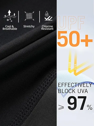 Vista 8 de ATTRACO Pantalones de natación de talle alto - Leggings de natación para mujer