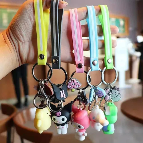 Vista 6 de Mtoye Lindo llavero de anime de accesorios Kawaii