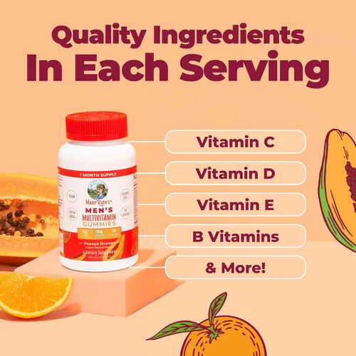Vista 6 de Gomitas multivitamínicas para hombre con ingredientes orgánicos, vitaminas veganas para hombres Multivitamínicos diarios para hombres para apoyo