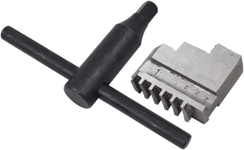 Vista 4 de Torno Chuck K11-100 4 '' 3 mandíbula autocentrante mandíbula interna 3.937 in Fresadora