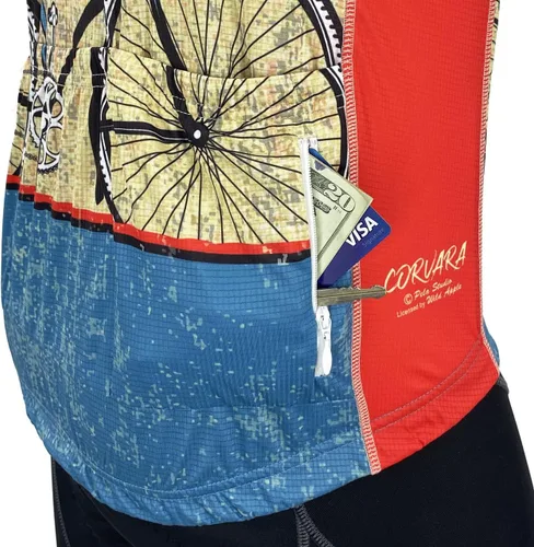 Vista 5 de Life is A Beautiful Ride - Camiseta de ciclismo para hombre