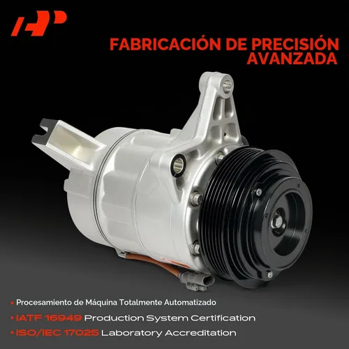 Vista 3 de Compresor de aire acondicionado A-Premium con embrague Compatible con Buick LaCrosse 3.6L 2012 y Cadillac SRX 3.6L 2012-2016