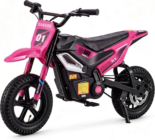 Vista 14 de Garvee Bicicleta de cross eléctrica de 24 V para niños de 5 +, 12 MPH Greena