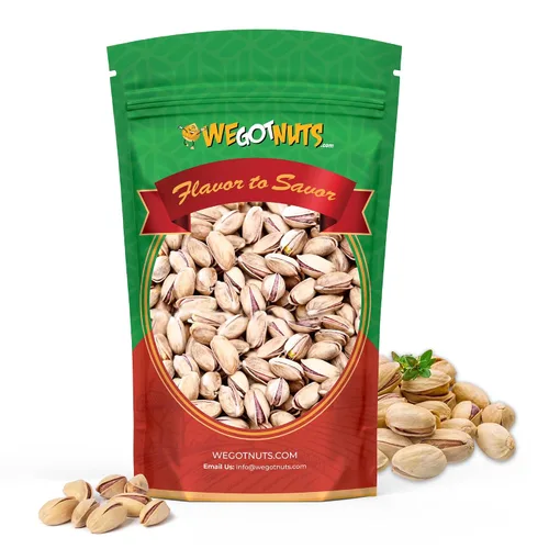 Vista 7 de Pistachos turcos antep tostados y salados, con cáscara - We Got Nuts (1 LB.)