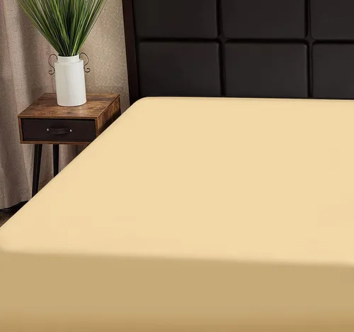 Vista 3 de Superity Linen Sábana bajera – Funda de colchón 100% algodón tamaño cuna – suave, lisa y cómoda – 200 hilos – La sábana se estira hasta 7 pulgadas