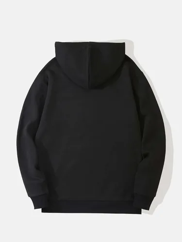Vista 2 de SHENHE Sudadera térmica con capucha y bolsillo para hombre