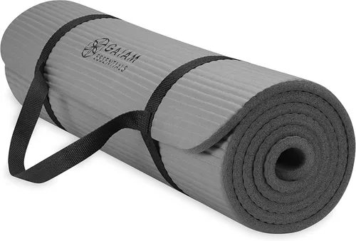 Vista 16 de Gaiam Tapete de yoga grueso, esterilla de ejercicio y fitness con correa de Balsam