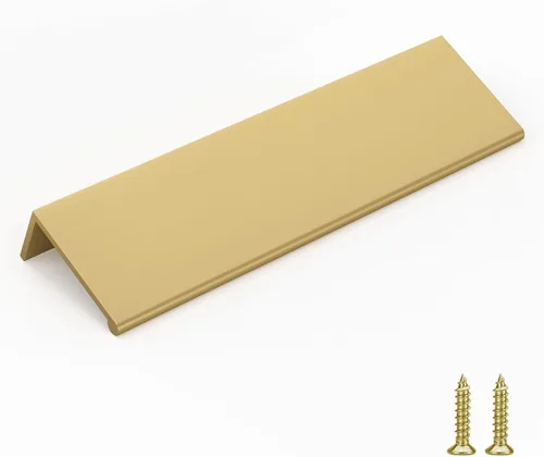 Vista 13 de Goldenwarm - Paquete de 10 tiradores negros de 2-1/2 pulgadas con borde de dedo, tiradores para cajones de cocina, color negro mate, manijas