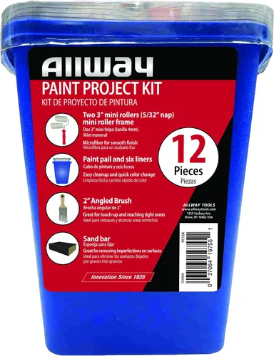 Vista 3 de ALLWAY PC12K Kit de proyecto de pintura de 12 piezas, 40 oz