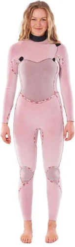 Vista 3 de Rip Curl Flashbomb - Traje de neopreno con cremallera en el pecho (3/2 GB, color negro, 4)
