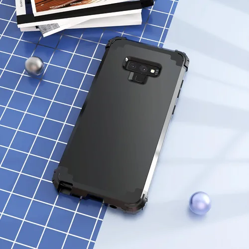 Vista 2 de IDweel Funda para Galaxy Note 9, Note 9 azul para hombres, 3 en 1, a prueba de golpes, delgada, híbrida, resistente, protección de policarbonato