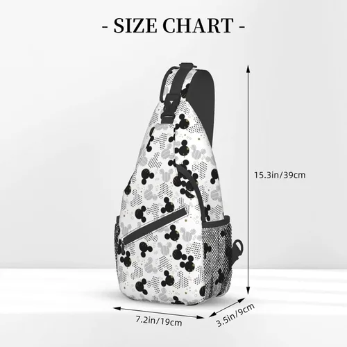 Vista 2 de Pcoxeim Bolso bandolera para mujeres y hombres, regalos cruzados, bolsas de pecho de moda, mochila cruzada para viajes, deportes, correr