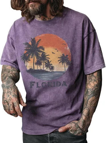 Vista 9 de domirica Camisas holgadas lavadas para hombre, sólidas, 100% algodón, camisetas cuadradas, ropa de fitness vintage, ropa de calle para gimnasio