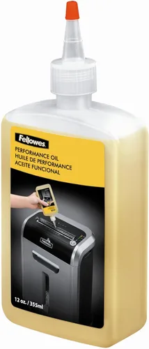 Vista 6 de Fellowes LX41-DB - Trituradora de papel de microcorte de 8 hojas para oficina en casa y aceite de trituradora Powershred Performance, botella