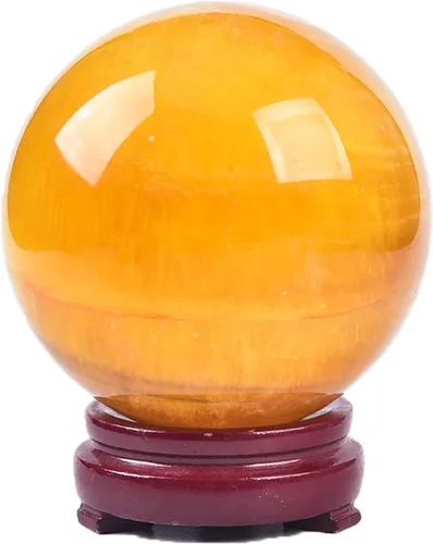 Vista 126 de JIC Gem Piedra Natural de Jaspe Africano Cristal de Curación Esfera Adivinación Bola de Piedra Preciosa, Feng Shui Reiki Aura Decoración