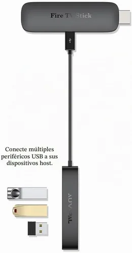 Vista 7 de Adaptador de Hub OTG Micro USB de 3 Puertos (3 Puertos USB + Puerto de Alimentación) para Fire Stick 4K, PlayStation Classic, Raspberry Pi Zero