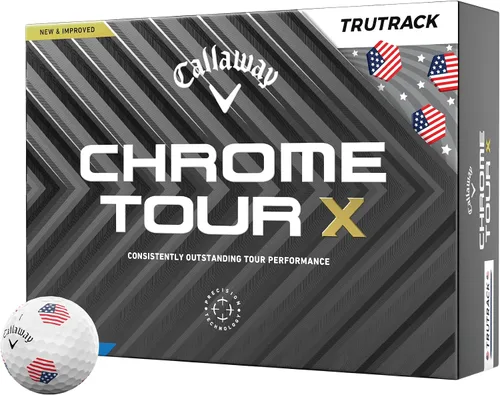 Vista 10 de Pelotas de golf Callaway Chrome Tour X Amarillo