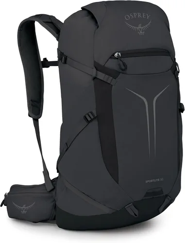 Vista 20 de Osprey Sportlite - Mochila ligera de senderismo (15 litros), color morado Púrpura grafito