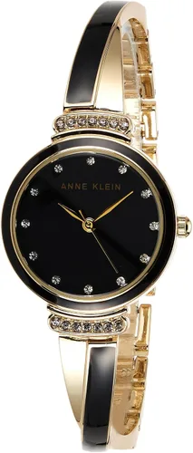 Vista 4 de Anne Klein Juego de reloj de pulsera con detalles de cristal prémium para mujer