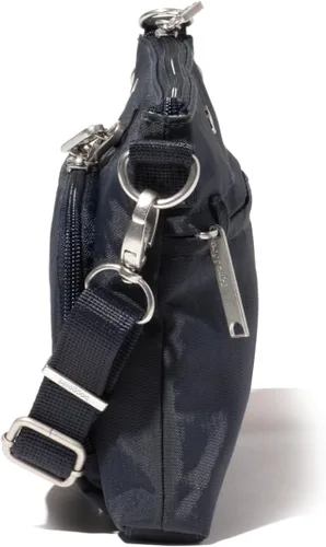 Vista 2 de Baggallini Securtex - Bolso cruzado antirrobo con cierre de cremallera, ligero y resistente al agua