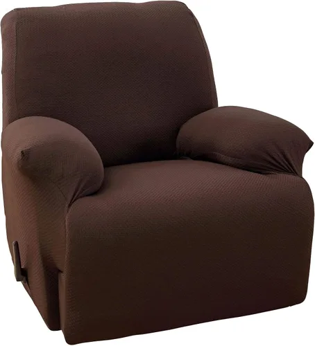 Vista 8 de MarCielo Funda elástica para sillón reclinable, 1 pieza, funda para sofá, funda para silla de muebles (negro)