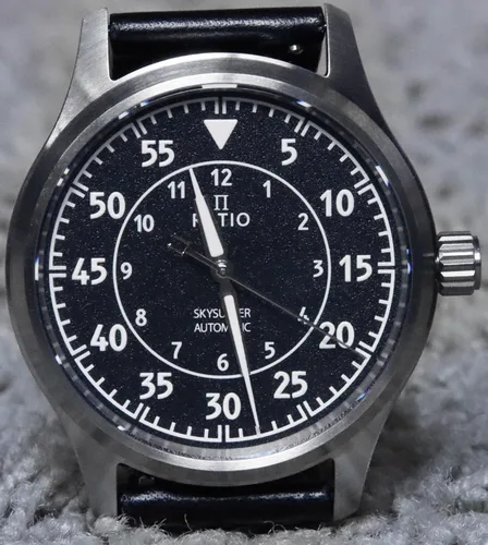 Vista 4 de RATIO Pilot Style Watches Analog Japanese Automatic 200M Water Resistant Casual Formal Wear Watch for Men