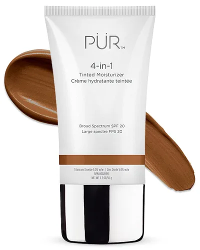 Vista 17 de PÜR MINERALS 4-in-1 Tinted Moisturizer With SPF 20 - Hydrating Face Moisturizer, Primer, & Foundation With Shea Butter, Aloe Vera & Vitamin B3