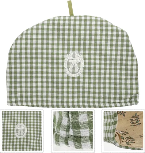 Vista 3 de CALLARON Cubierta aislante para tetera, cubierta de tetera de algodón, funda de tetera para tetera, funda para tetera, funda de mango para cacerola