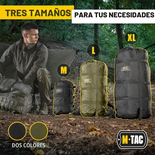 Vista 2 de M-Tac Saco de compresión para saco de dormir militar resistente al agua, bolsa de compresión ligera de nailon para viajes, campamento, senderismo