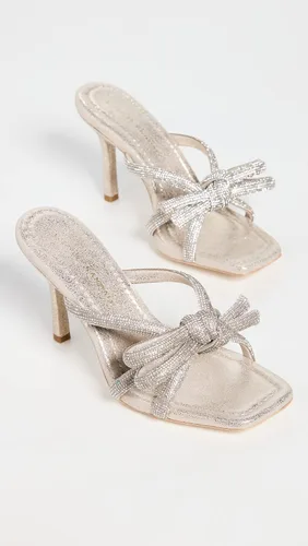 Vista 4 de Loeffler Randall Sandalias de cuero con lazo para mujer