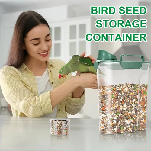 Vista 6 de TBMax Contenedor de Almacenamiento de Comida para Gatos y Perros de 5 a 7 libras, Contenedor Secundario de Almacenamiento de Comida para Mascotas