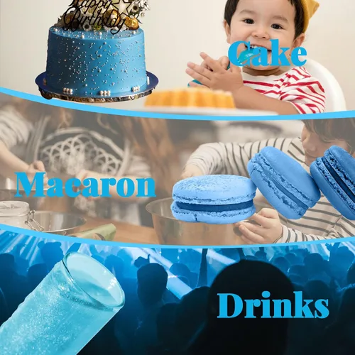 Vista 7 de LOCDO Purpurina comestible, polvo lustre comestible, purpurina 100% de grado alimenticio para bebidas y alimentos y pasteles, sin sabor ni textura
