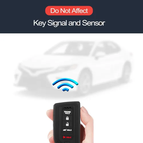 Vista 5 de 2 piezas Compatible con Acura Integra MDX RDX TLX con llavero de motor Funda para llavero inteligente de 5 botones con cadena de llaves Protector