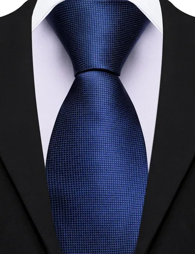 Vista 40 de Barry.Wang Juego de corbatas de seda para hombre, corbatas de boda de seda tejida formal de negocios casual (4/6/8PCS)