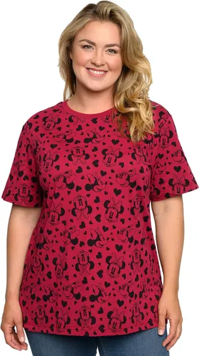 Vista 4 de Disney Camiseta de talla grande para mujer con estampado de Minnie Mouse