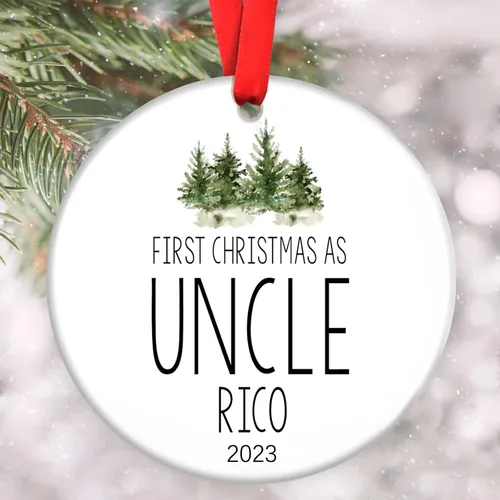 Vista 19 de Adornos familiares personalizados, adorno de Navidad familiar, decoración del hogar de Navidad, regalos de Navidad para la familia, adornos de árbol
