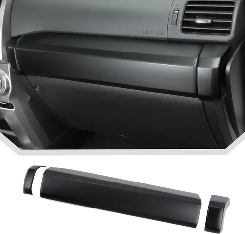 Vista 9 de JeCar 3 piezas de revestimiento de tablero de fibra de carbono Accesorios interiores para Toyota 4Runner 2010-2024