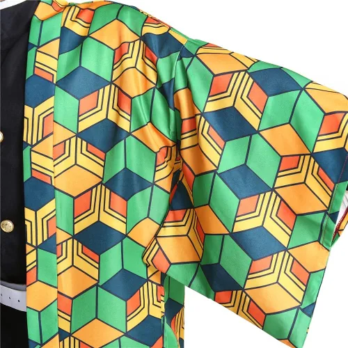 Vista 7 de HOKEPLI Anime Cosplay Costume Kimono Set Halloween Kimono Outfit Unisex