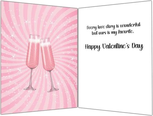 Vista 2 de Glory To Dog A Little Valentine's Toast - Tarjeta de felicitación con sobre de correo para tarjetas de felicitación