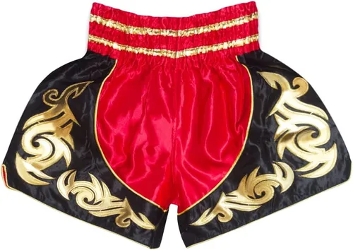 Vista 2 de Pantalones cortos clásicos de Muay Thai para hombres y mujeres, boxeo, kickboxing, alto grado, artes marciales mixtas, ropa de entrenamiento
